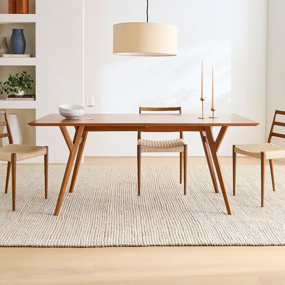 MidCentury Expandable Dining Table (99 cm − 234 cm) West Elm Australia